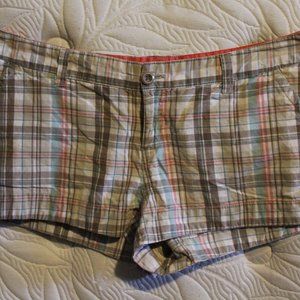 Plaid shorts